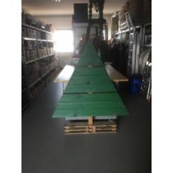 Grote Houten Kerstboom, is gebruikt voor winkeldecoratie !!!
