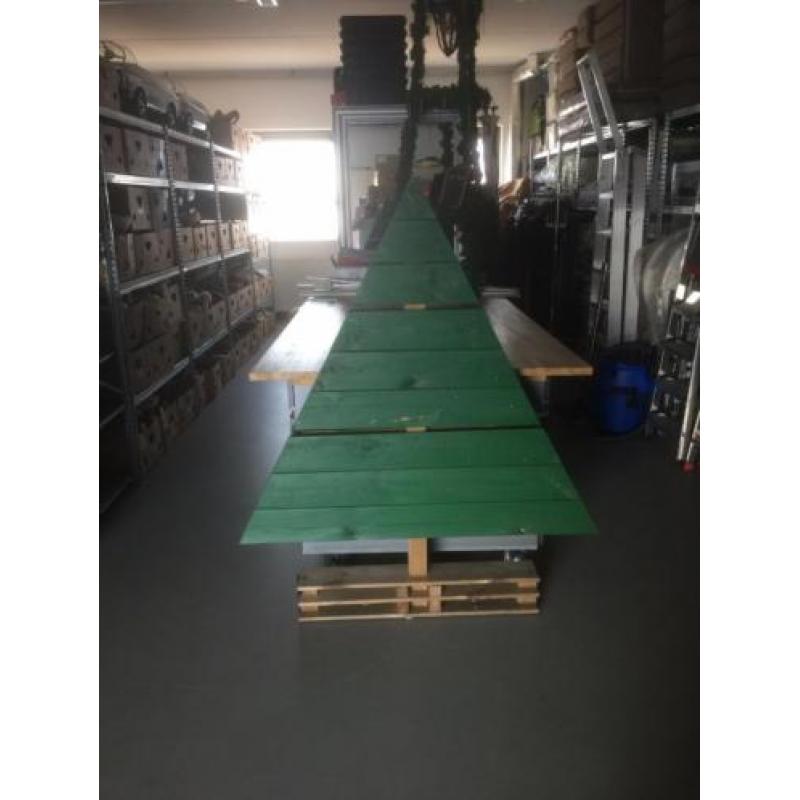 Grote Houten Kerstboom, is gebruikt voor winkeldecoratie !!!