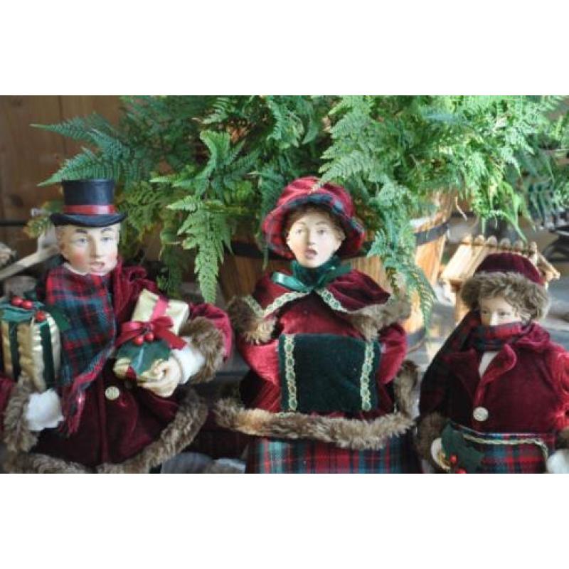 Carolsingers ( kerstpoppen)