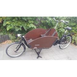 Bakfiets van de Fietsfabriek.5 versnellingen, Abus slot