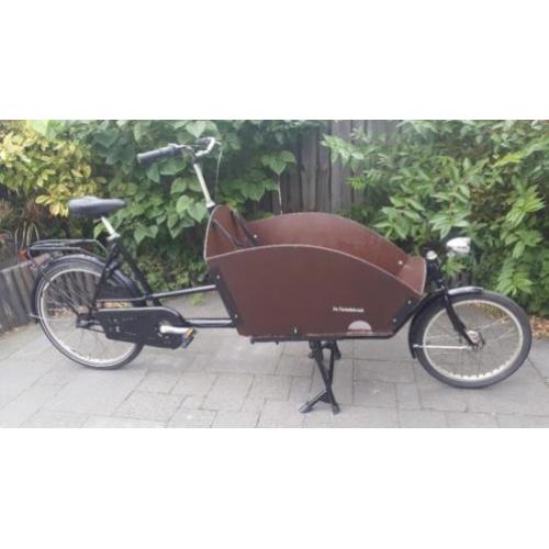 Bakfiets van de Fietsfabriek.5 versnellingen, Abus slot