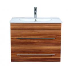 Compact Badmeubel Badkamermeubel Liberty 75cm Walnoot
