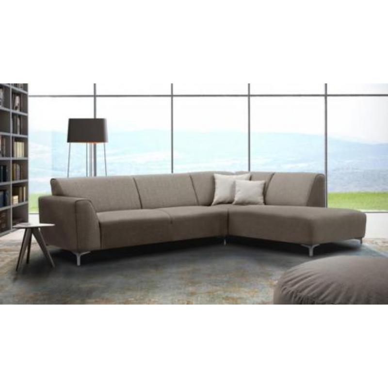 ONGELOFELIJKE ACTIE!! Hoekbank Mona in antraciet of taupe