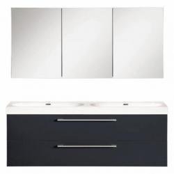 Badmeubelset Differnz Shallow 120x54x38 cm Mat Zwart (Met...
