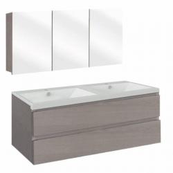 Badmeubelset Differnz The Collection 120x43x61 cm Grijs/W...
