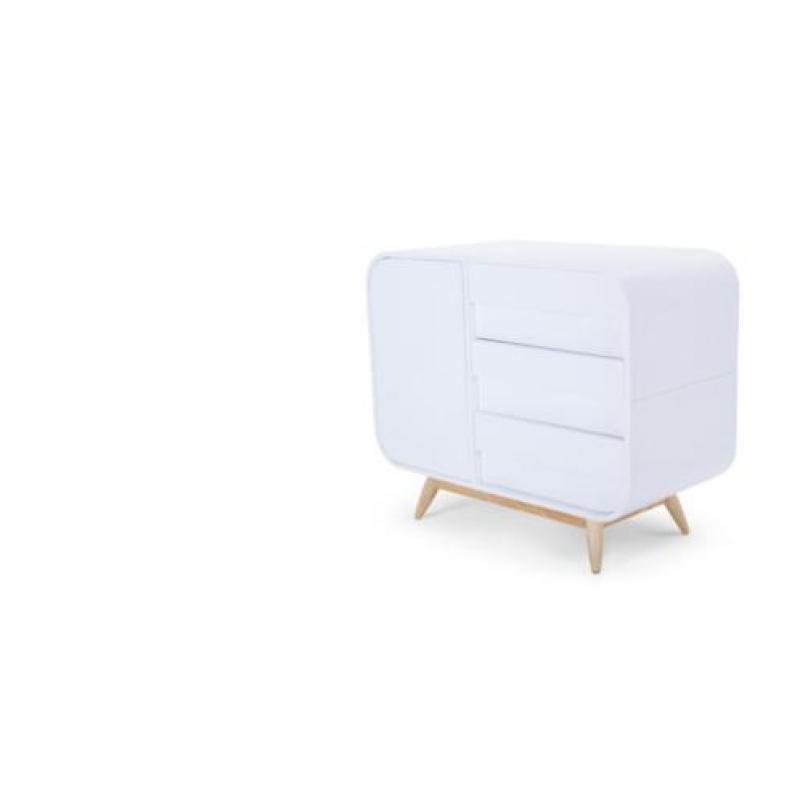 Esme compact dressoir, essen en wit