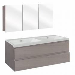 Badmeubelset Differnz The Collection 120x43x61 cm Grijs/W...