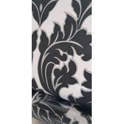 Behang barok style zwart wit grijs nieuw