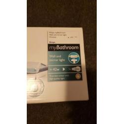 Philips badkamer muur lamp - myBathroom Chroom licht