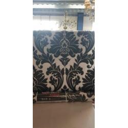 Behang barok style zwart wit grijs nieuw