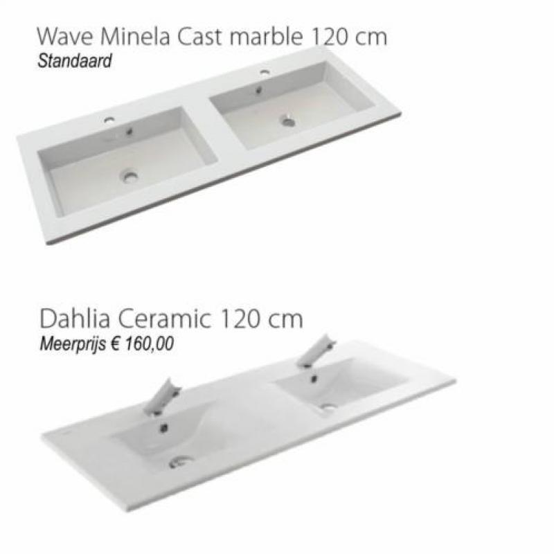Badmeubel Siena 120cm Hoogglans Antraciet Softclose (Vers...