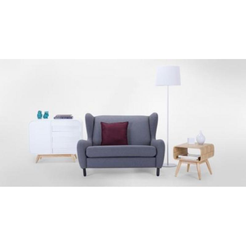 Esme compact dressoir, essen en wit