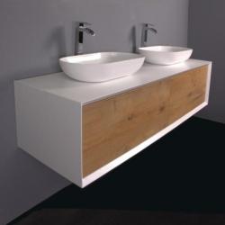 Badkamermeubel 120 cm met Wastafel of 2x waskom €455