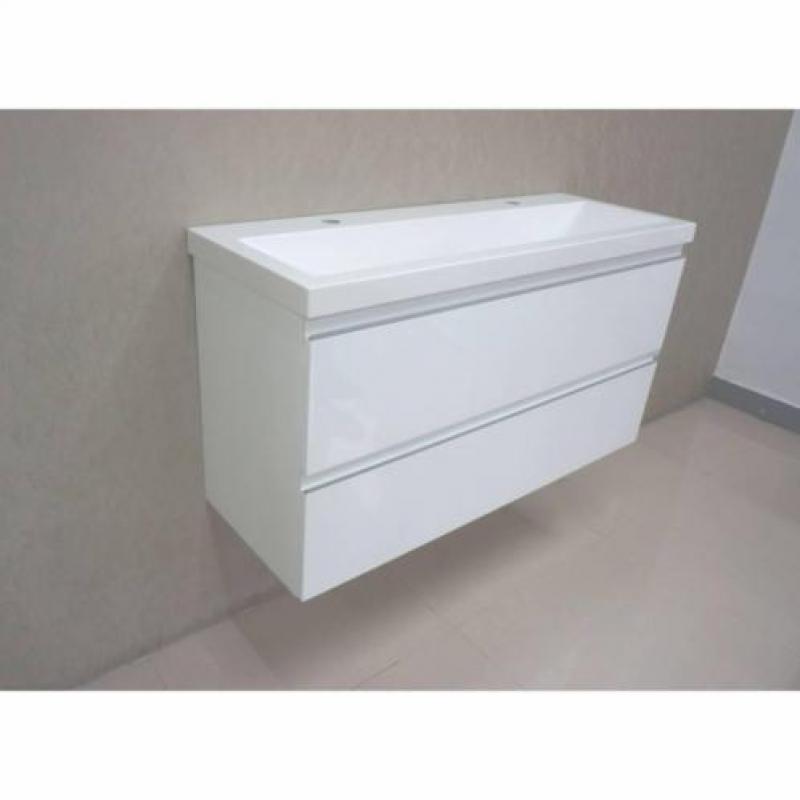Badmeubel Set Extra Compact 100X36 Cm Wit