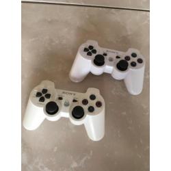 PS3 Slim Wit 320Gb met 2 controllers en 25 spellen