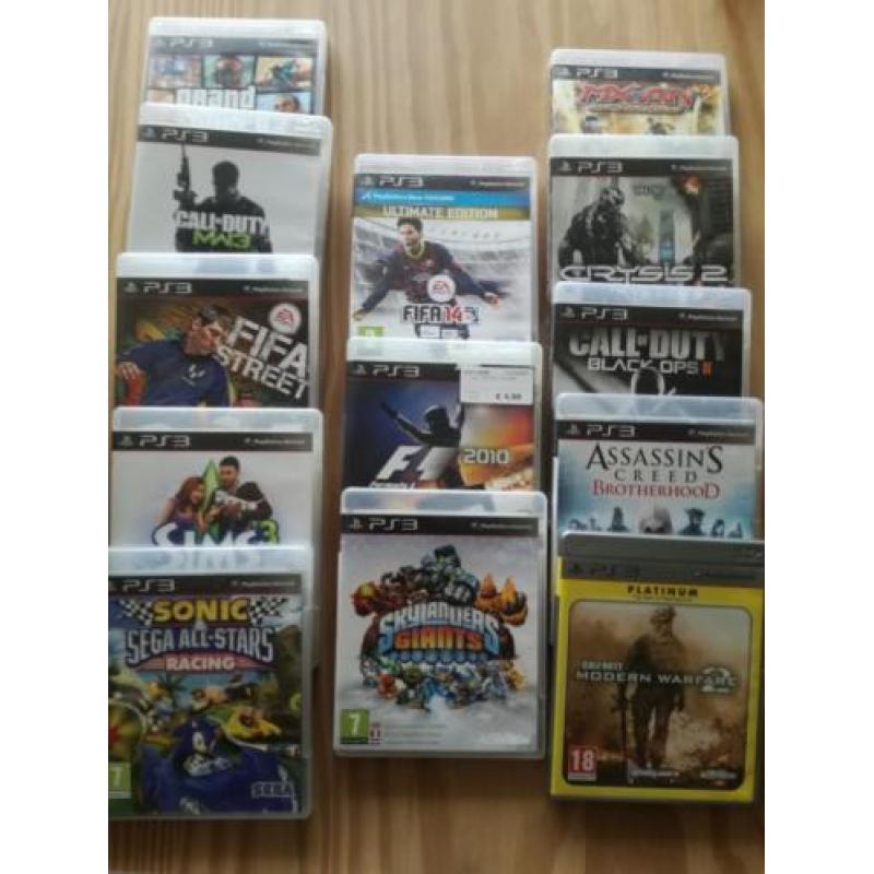PlayStation 3 met 18 spellen