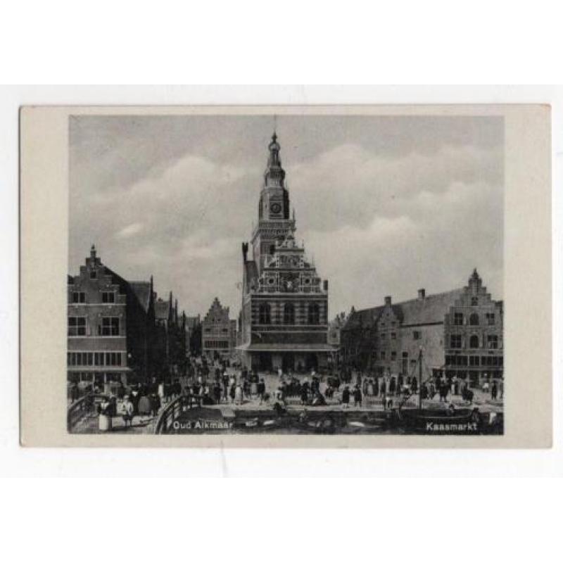 Alkmaar zwart wit Noord-Holland diverse ansichtkaarten