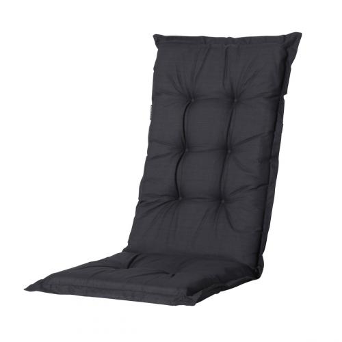 2L Home Tuinstoelkussen Hoge Rug Basic Zwart