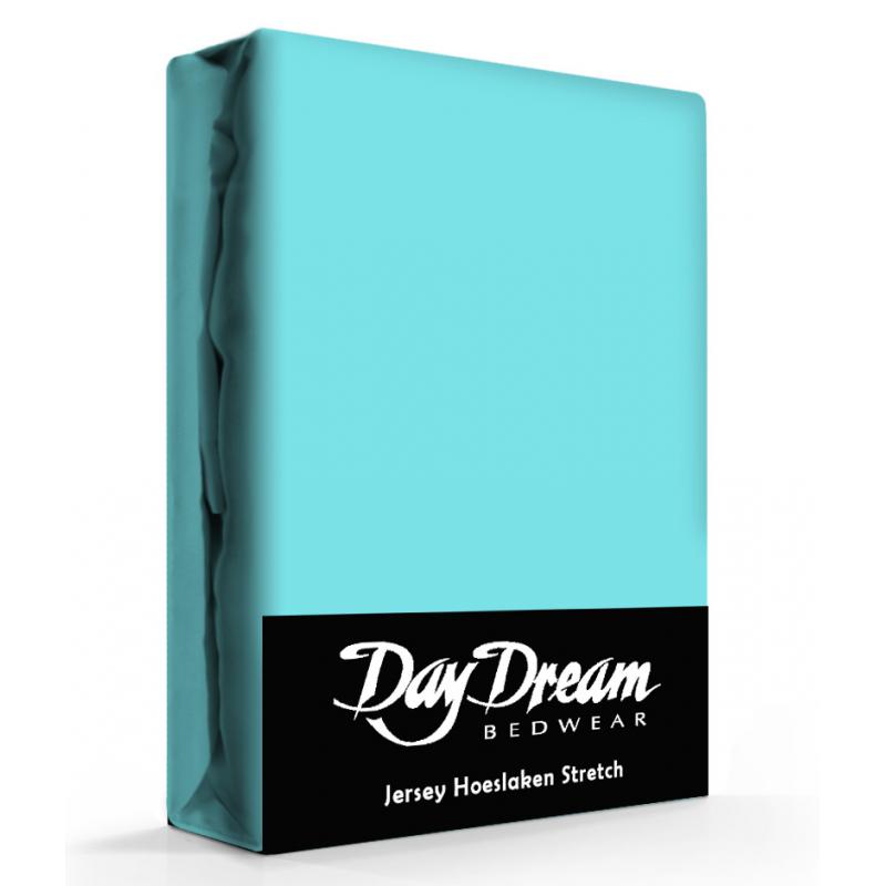 Day Dream Jersey Hoeslaken Aqua-190 x 220 cm