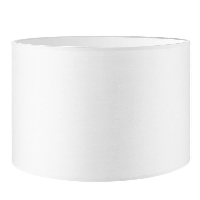 Lampenkap Bling - Wit - cilinder - 30/30/20cm - van stof - Moderne stoffen Lampenkap voor E27 lamphouder - RoHS getest - voor tafellamp, vloerlamp en hanglamp