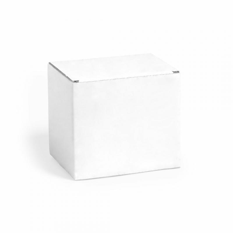 Opbergdoosje/geschenkdoosje - karton - wit - 12 x 10,6 x 9 cm